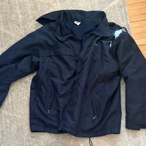 Vintage Nike Navy Blue Full-Zip Windbreaker Jacket XL